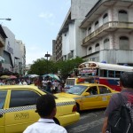 viel Verkehr in Panama City