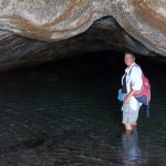 kneippen in der Lavahöhle