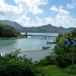 die Brücke verbindet Huanie Nui und Iti